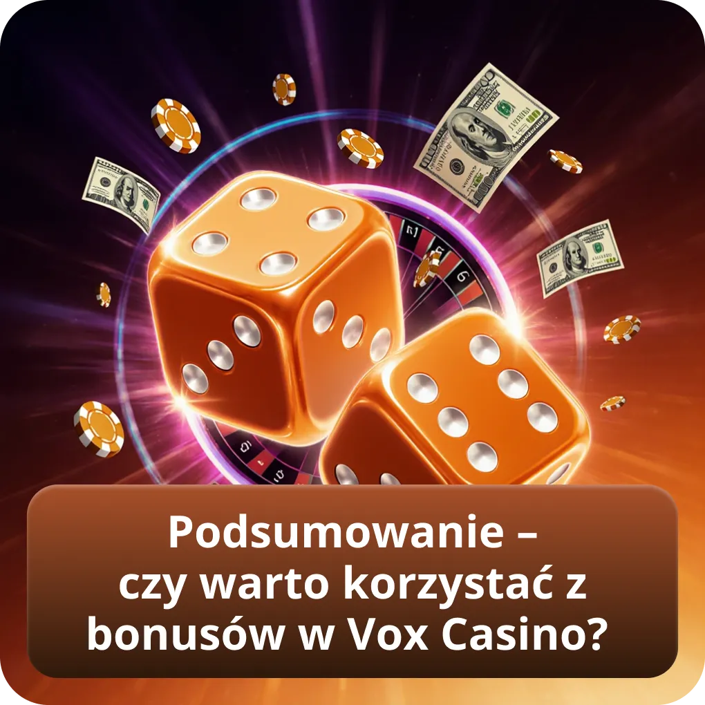 Podsumowanie – czy warto korzystać z bonusów w Vox Casino